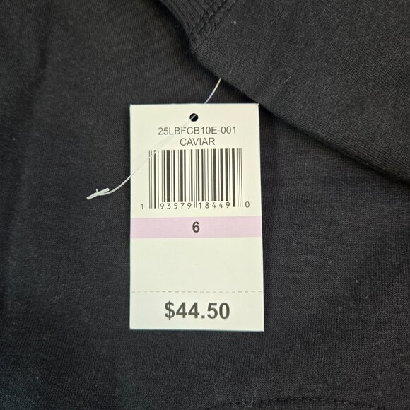 LUCKY BRAND Zip Up Hooded Sweatshirt  Sz: 6 Black - Unisex - Picture 7 of 7